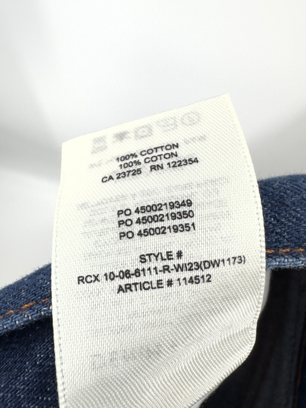 Denim Forum Farrah Hi-Rise Wide Leg Jeans Womens Size 29 High Rise Aritzia Blue - Picture 9 of 12